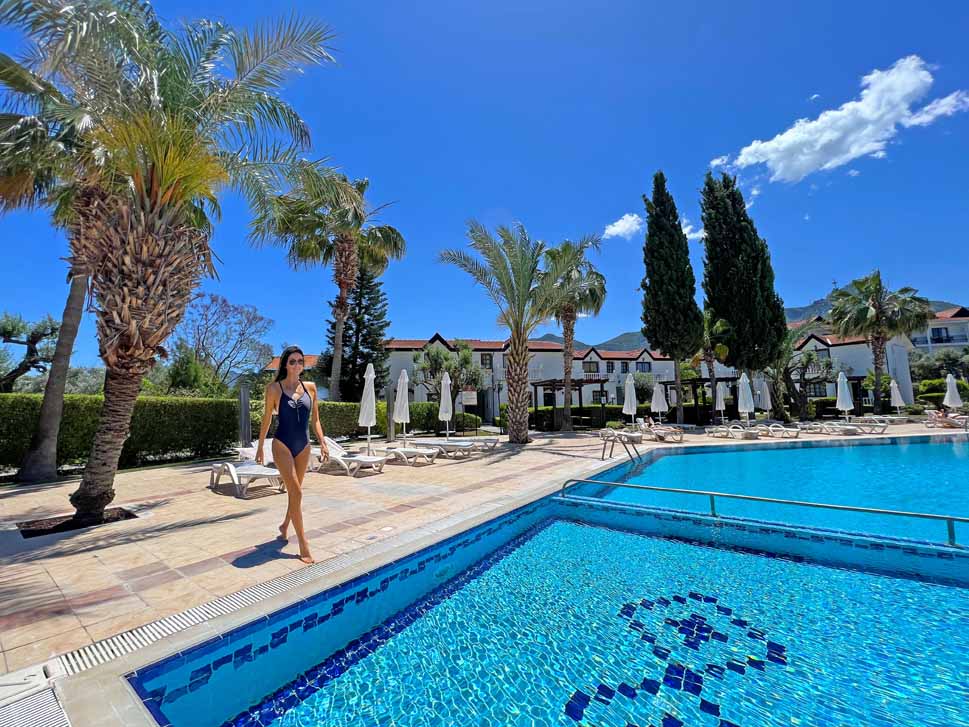 ship inn hotel pool area kyrenia