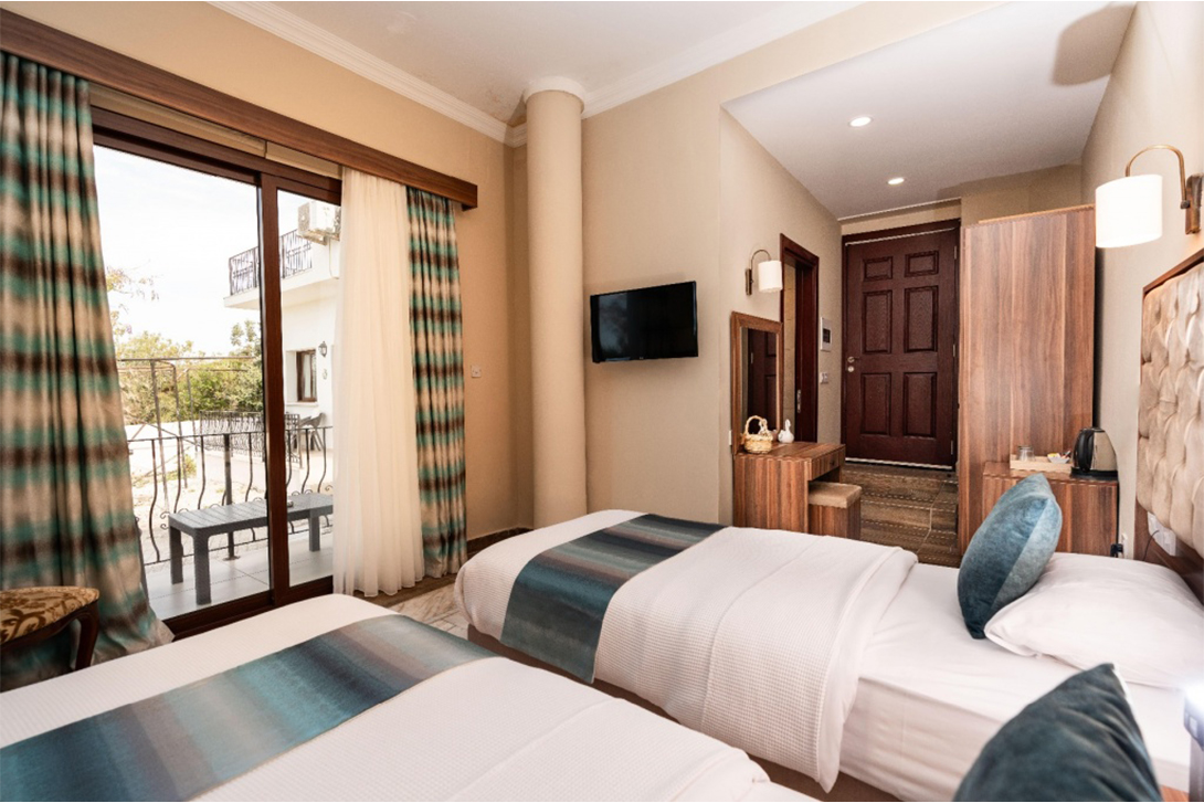 meryems hotel twin bedroom kyrenia