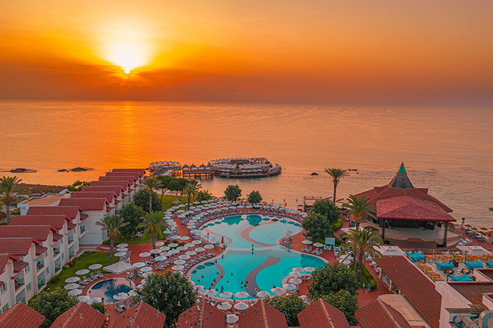 Spectacular Sunset Views at 5* Salamis Resort