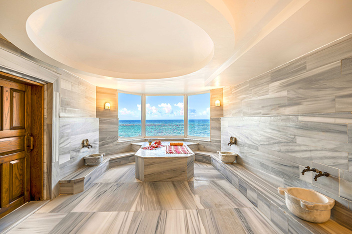 Relaxing Spa Experience with A Sea-Facing Sauna