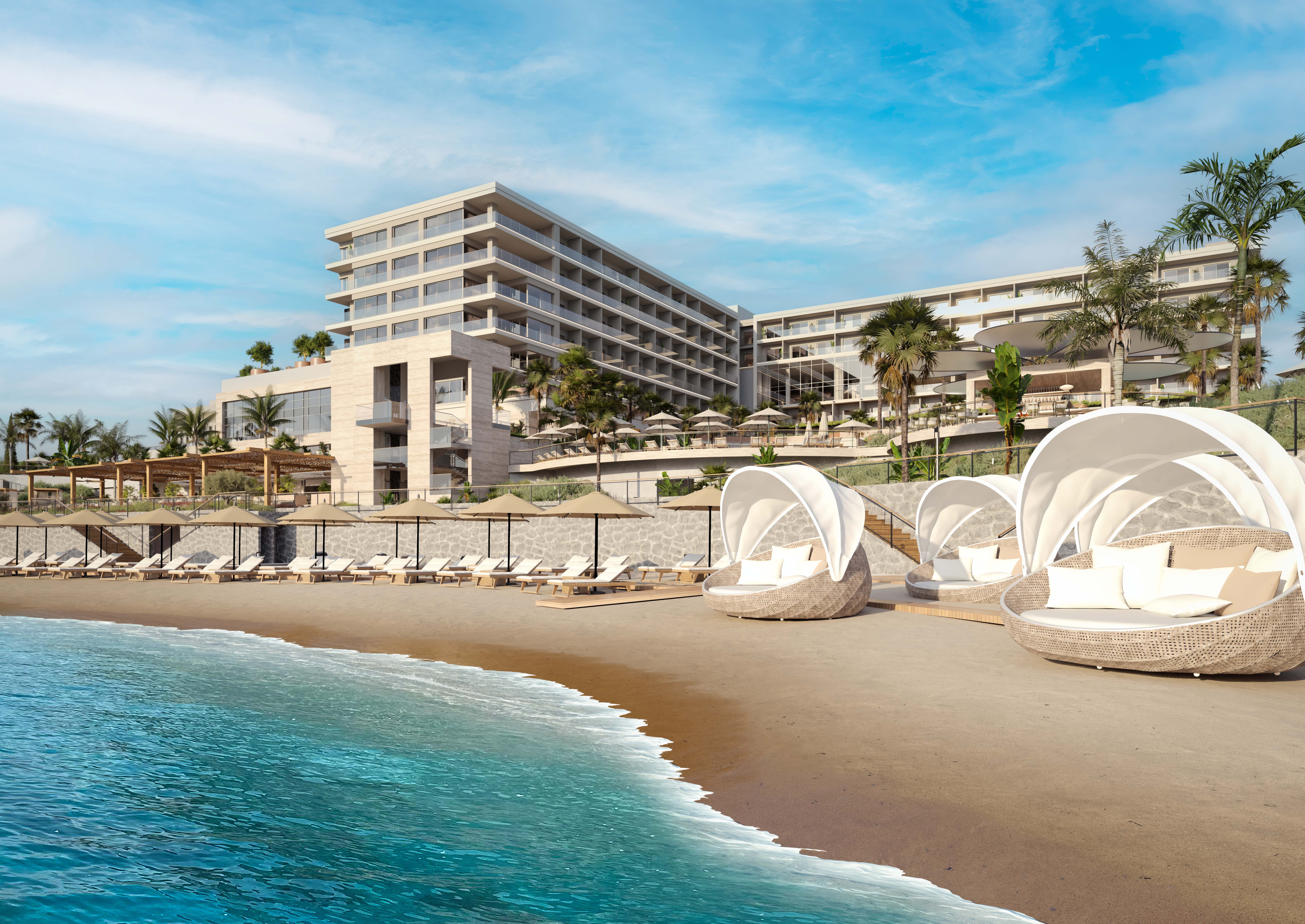 concorde poolside facade girne cyprus
